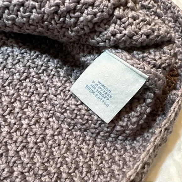 Boden Size 12 Cardigan Sweater Purple Lilac Chunky Knit Cottagecore New! - Picture 9 of 10